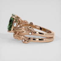 3.54 Ct. Bi Color Sapphire Ring, 18K Rose Gold 4