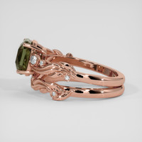 2.97 Ct. Color Change Sapphire Ring, 18K Rose Gold 4
