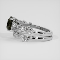 2.37 Ct. Color Change Sapphire Ring, 10K White Gold 4