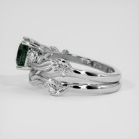 1.73 Ct. Bi Color / Parti Sapphire Ring, 10K White Gold 4