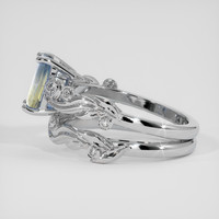 1.52 Ct. Bi Color Sapphire Ring, 14K White Gold 4