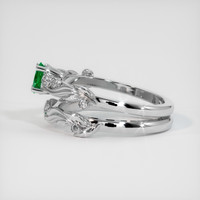 Emerald Ring 0.17 Ct., 18K White Gold Preview