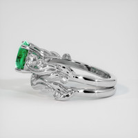 1.75 Ct. Emerald Ring, 18K White Gold 4