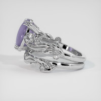 5.38 Ct. Purple Sapphire Ring, 18K White Gold 4