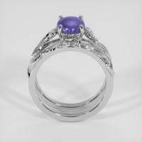 2.41 Ct. Purple Sapphire Ring, 18K White Gold 3