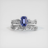 1.45 Ct. Sapphire Ring, 18K White Gold 1