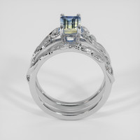 1.52 Ct. Bi Color Sapphire Ring, 18K White Gold 3