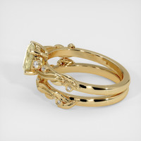 0.91 Ct. Yellow Sapphire Ring, 18K Yellow Gold 4