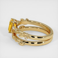 0.94 Ct. Yellow Sapphire Ring, 18K Yellow Gold 4