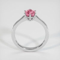1.36 Ct. Padparadscha Sapphire Ring, Platinum 950 3