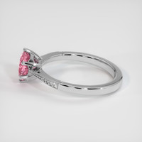 1.36 Ct. Padparadscha Sapphire Ring, Platinum 950 4