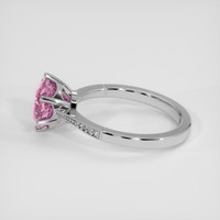 2.23 Ct. Pink Sapphire Ring, Platinum 950 4