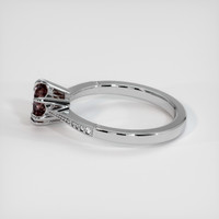 0.85 Ct. Brown Sapphire Ring, Platinum 950 4