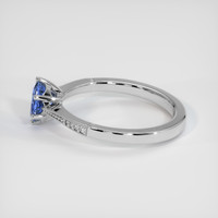 1.06 Ct. Bi Color Sapphire Ring, 14K White Gold 4