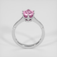 2.23 Ct. Pink Sapphire Ring, 14K White Gold 3