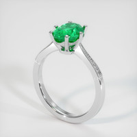 Emerald Ring 1.69 Ct., 18K White Gold Preview