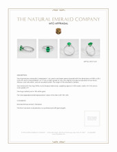 Emerald Ring 1.66 Ct., 18K White Gold Appraisal