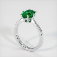 Emerald Ring 1.84 Ct. 18K White Gold Preview