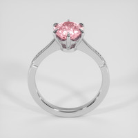 2.06 Ct. Pink Sapphire Ring, 18K White Gold 3
