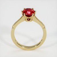 2.02 Ct. Ruby Ring, 14K Yellow Gold 3