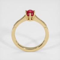1.00 Ct. Ruby Ring, 14K Yellow Gold 3