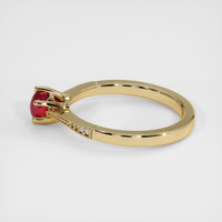 1.00 Ct. Ruby Ring, 14K Yellow Gold 4