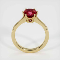 2.03 Ct. Ruby Ring, 14K Yellow Gold 3