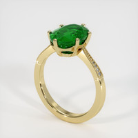 Emerald Ring 3.10 Ct., 18K Yellow Gold Preview