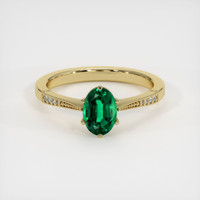Emerald Ring 0.78 Ct. 18K Yellow Gold Preview