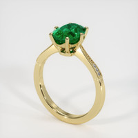 Emerald Ring 1.84 Ct., 18K Yellow Gold Preview
