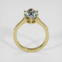 3.22 Ct. Bi Color Sapphire Ring, 18K Yellow Gold 3