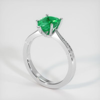 1.62 Ct. Emerald Ring, Platinum 950 2