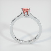 0.83 Ct. Padparadscha Sapphire Ring, Platinum 950 3