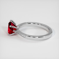 1.66 Ct. Ruby Ring, Platinum 950 4