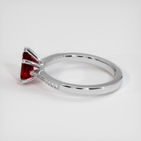 1.02 Ct. Ruby Ring, Platinum 950 4