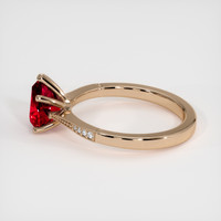 1.66 Ct. Ruby Ring, 14K Rose Gold 4