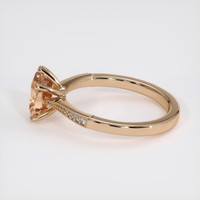 1.94 Ct. Padparadscha Sapphire Ring, 14K Rose Gold 4