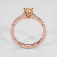 1.38 Ct. Padparadscha Sapphire Ring, 18K Rose Gold 3