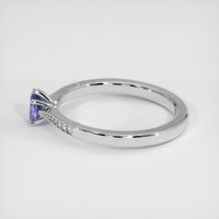 0.42 Ct. Purple Sapphire Ring, 10K White Gold 4