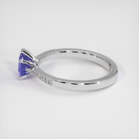 0.66 Ct. Color Change Sapphire Ring, 14K White Gold 4