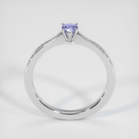 0.42 Ct. Purple Sapphire Ring, 14K White Gold 3