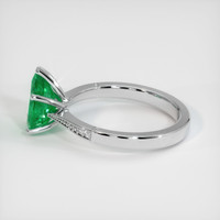 1.62 Ct. Emerald Ring, 18K White Gold 4