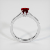 1.02 Ct. Ruby Ring, 18K White Gold 3