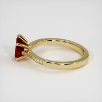 1.02 Ct. Ruby Ring, 14K Yellow Gold 4