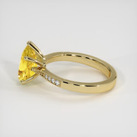 3.04 Ct. Sapphire Ring, 14K Yellow Gold 4