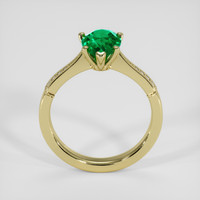 1.18 Ct. Emerald Ring, 18K Yellow Gold 3