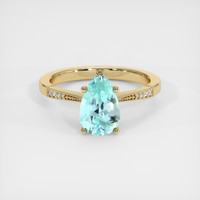 1.83 Ct. Gemstone Ring, 18K Yellow Gold 1