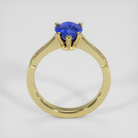 2.53 Ct. Blue Sapphire Ring, 18K Yellow Gold 3