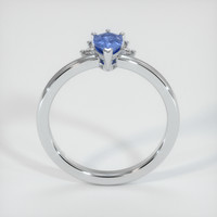 0.50 Ct. Blue Sapphire Ring, Platinum 950 3