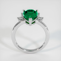 2.85 Ct. Emerald Ring, Platinum 950 3